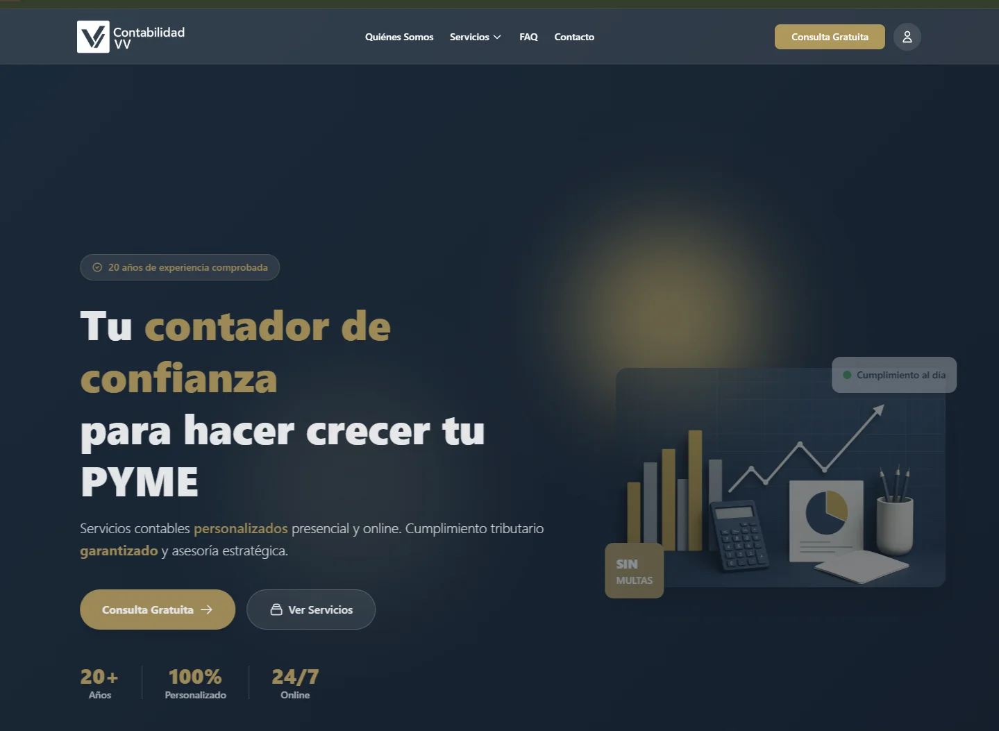 ContabilidadVV: portal cliente para estudio contable