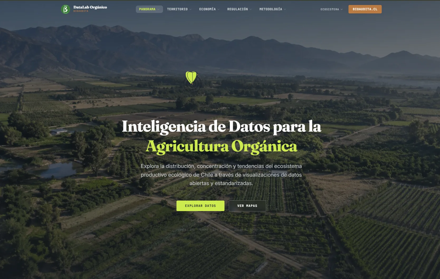 Captura de datalab.bioaudita.cl