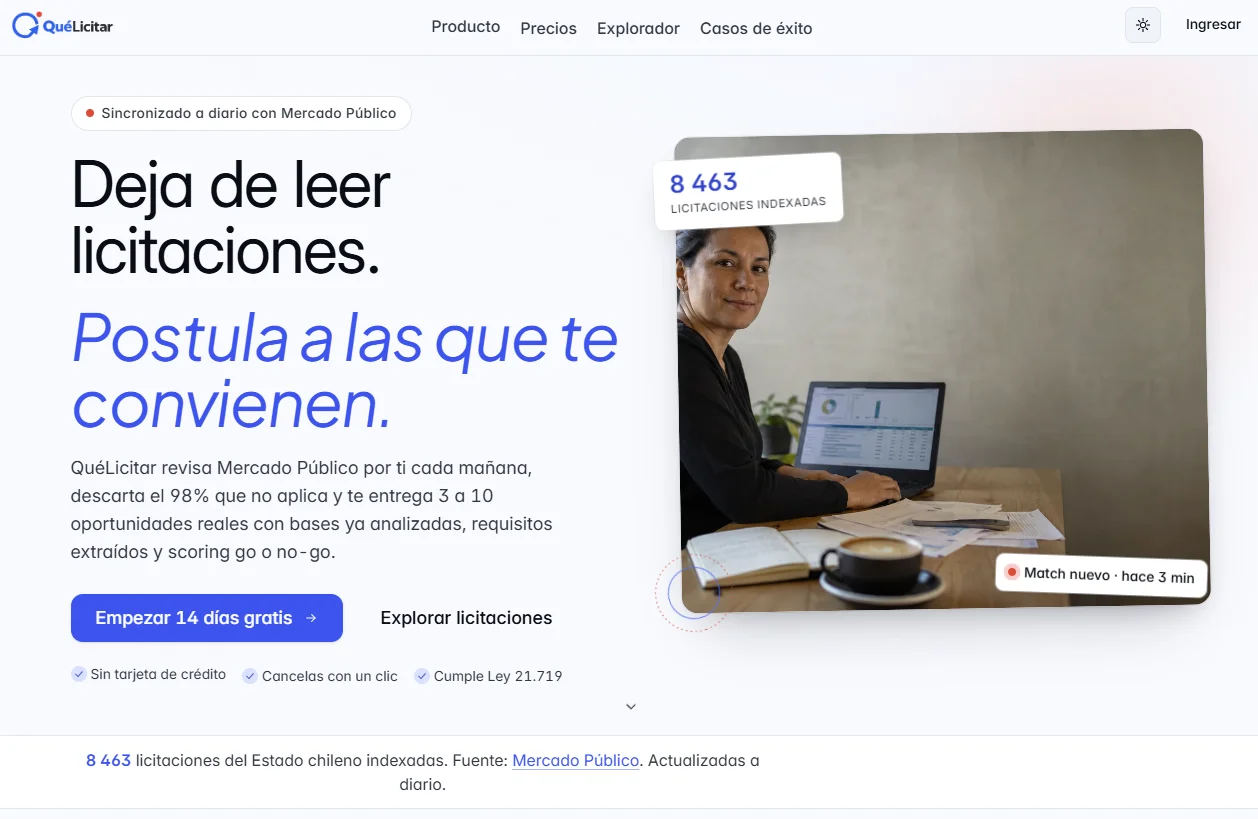 QueLicitar: postular a Mercado Público con IA